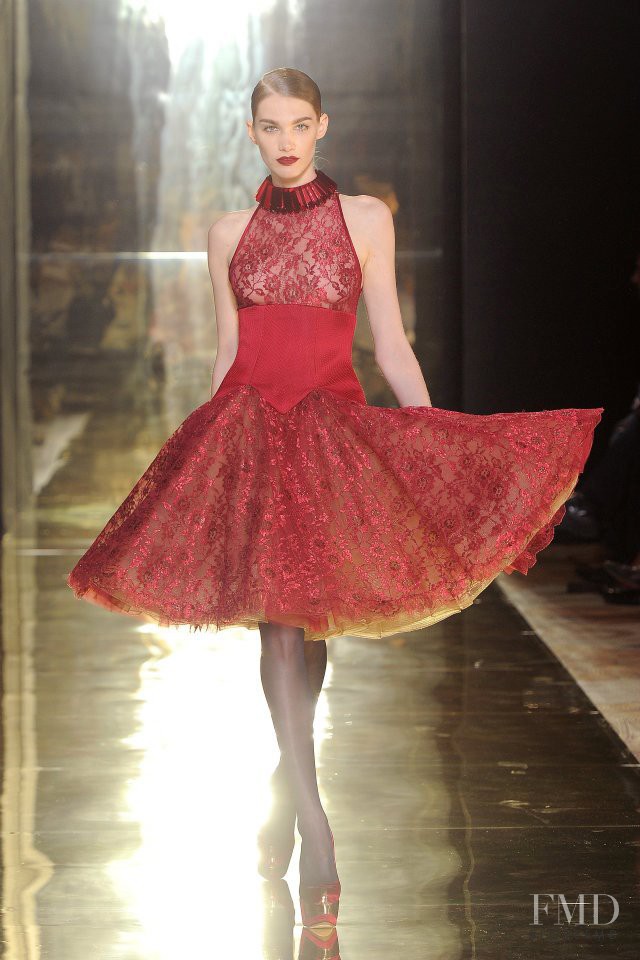 Irina Nikolaeva featured in  the Georges Chakra fashion show for Autumn/Winter 2012