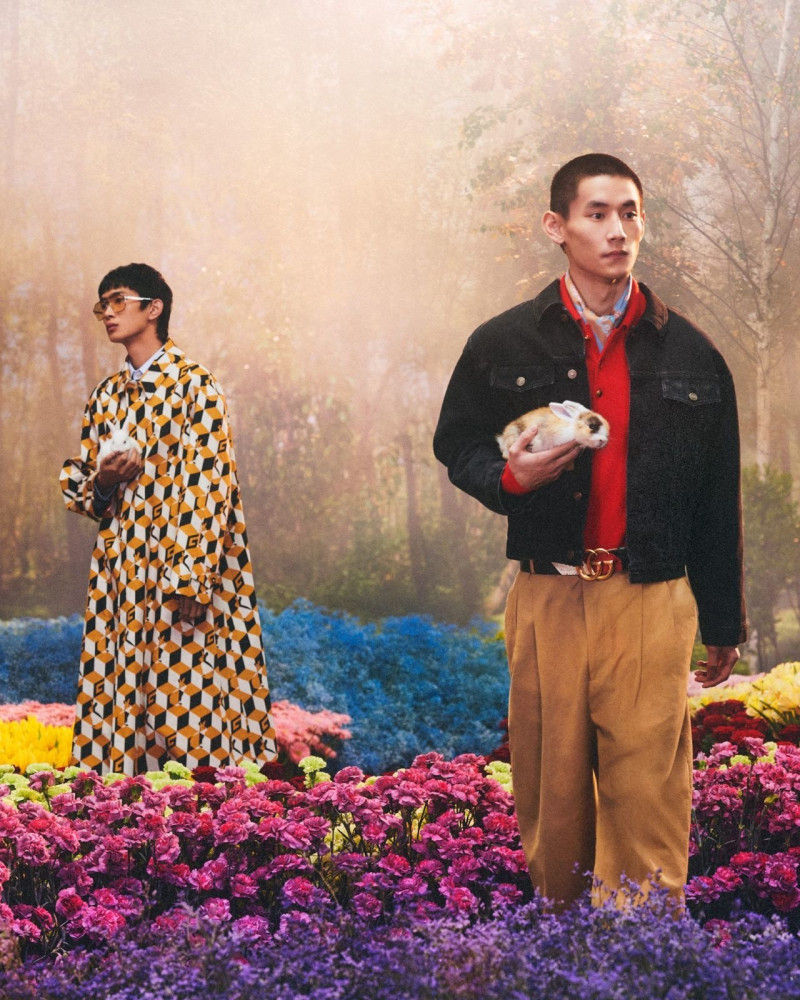 Gucci celebrates the Lunar Year with "The Year Of The Rabbit" advertisement for Spring 2023