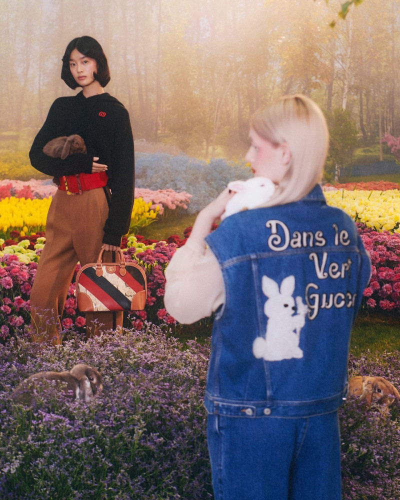 Gucci celebrates the Lunar Year with "The Year Of The Rabbit" advertisement for Spring 2023