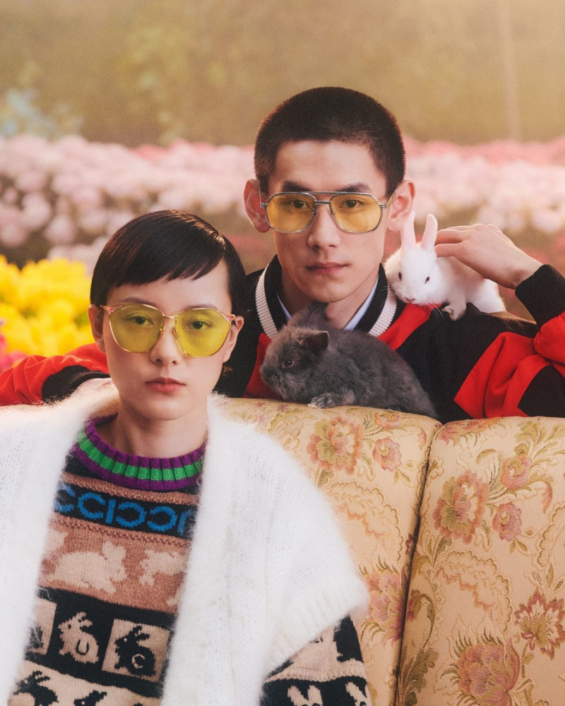 Gucci celebrates the Lunar Year with "The Year Of The Rabbit" advertisement for Spring 2023