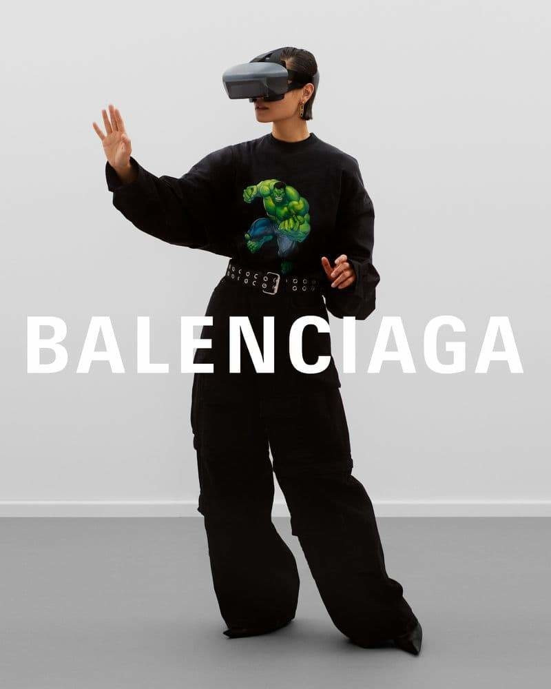 Balenciaga advertisement for Fall 2021