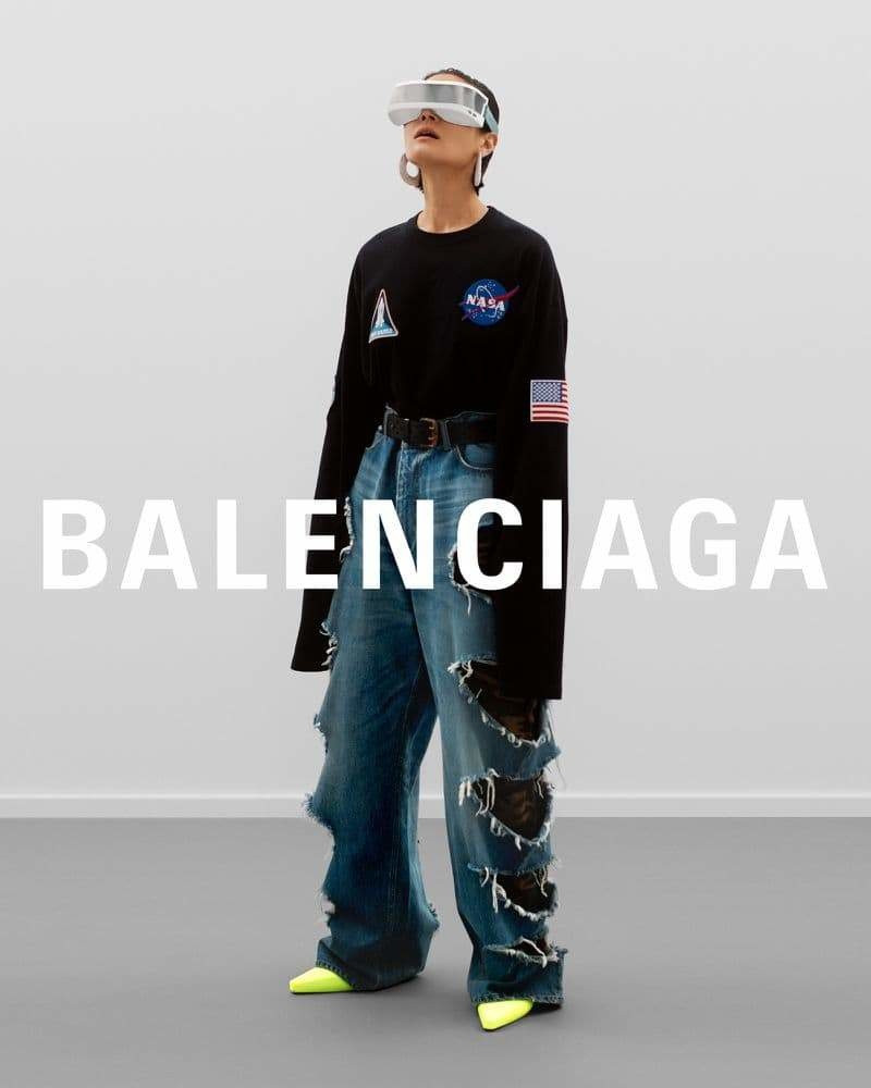 Balenciaga advertisement for Fall 2021