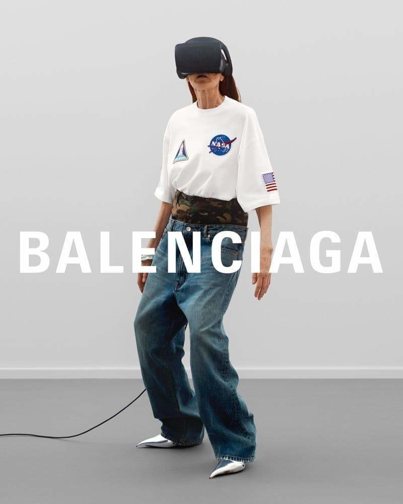 Balenciaga advertisement for Fall 2021