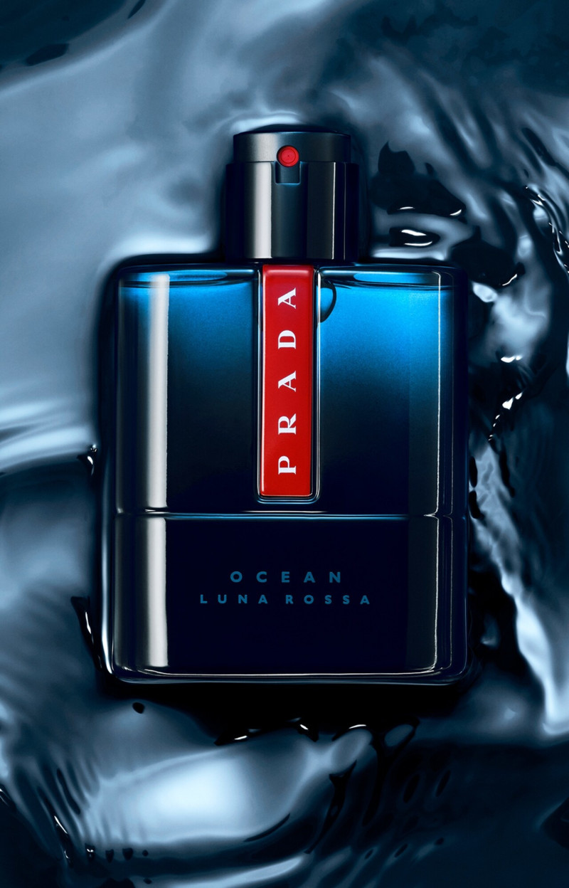 Prada Fragrance Luna Rossa Ocean fragrance advertisement for Autumn/Winter 2021