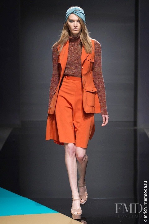 Irina Nikolaeva featured in  the Kira Plastinina fashion show for Autumn/Winter 2012