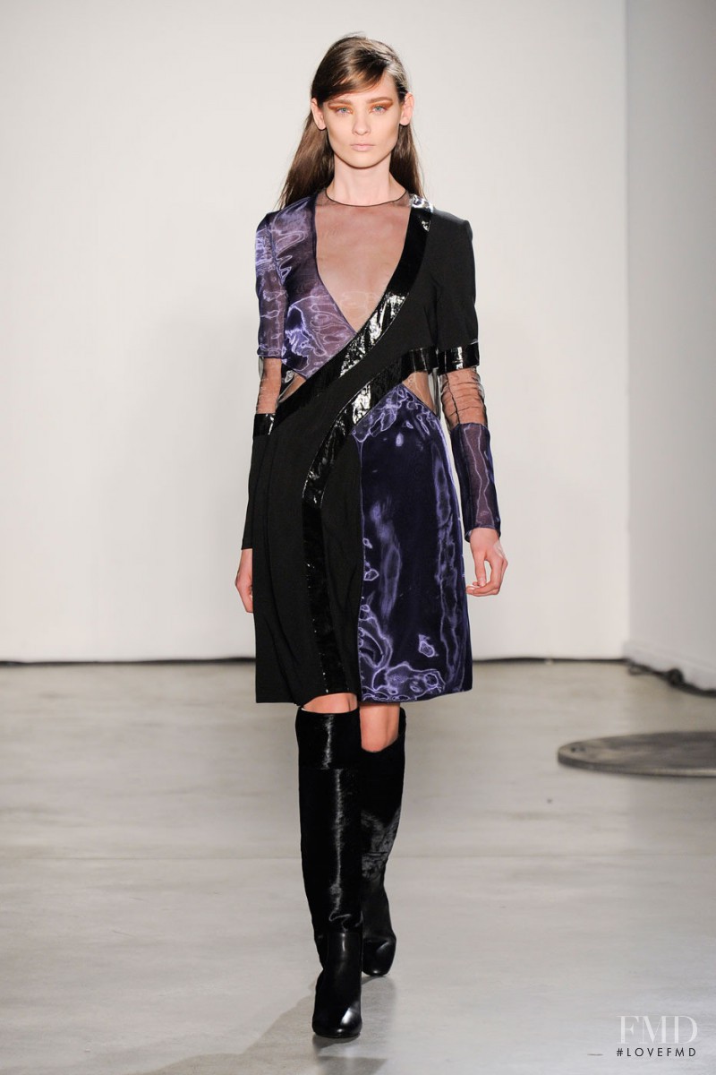 Carolina Thaler featured in  the Pedro Lourenço Capsule fashion show for Autumn/Winter 2012