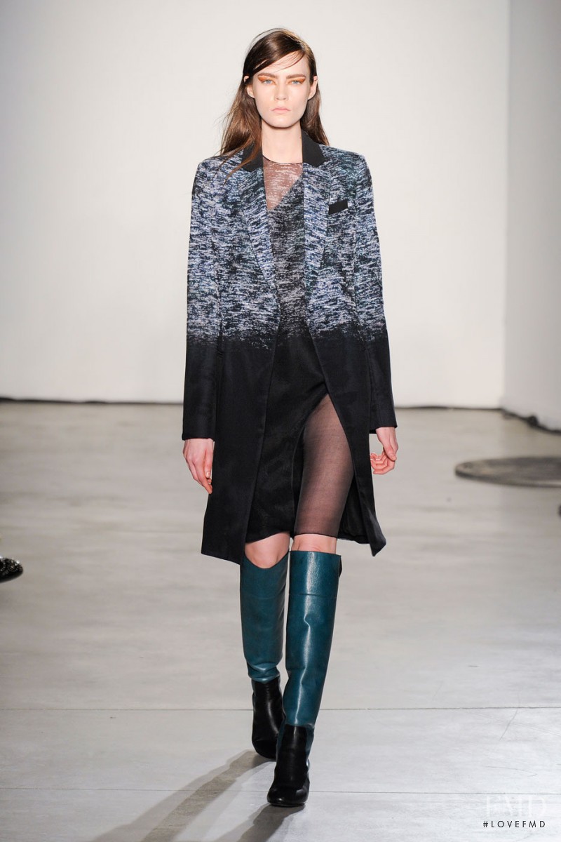 Patrycja Gardygajlo featured in  the Pedro Lourenço Capsule fashion show for Autumn/Winter 2012