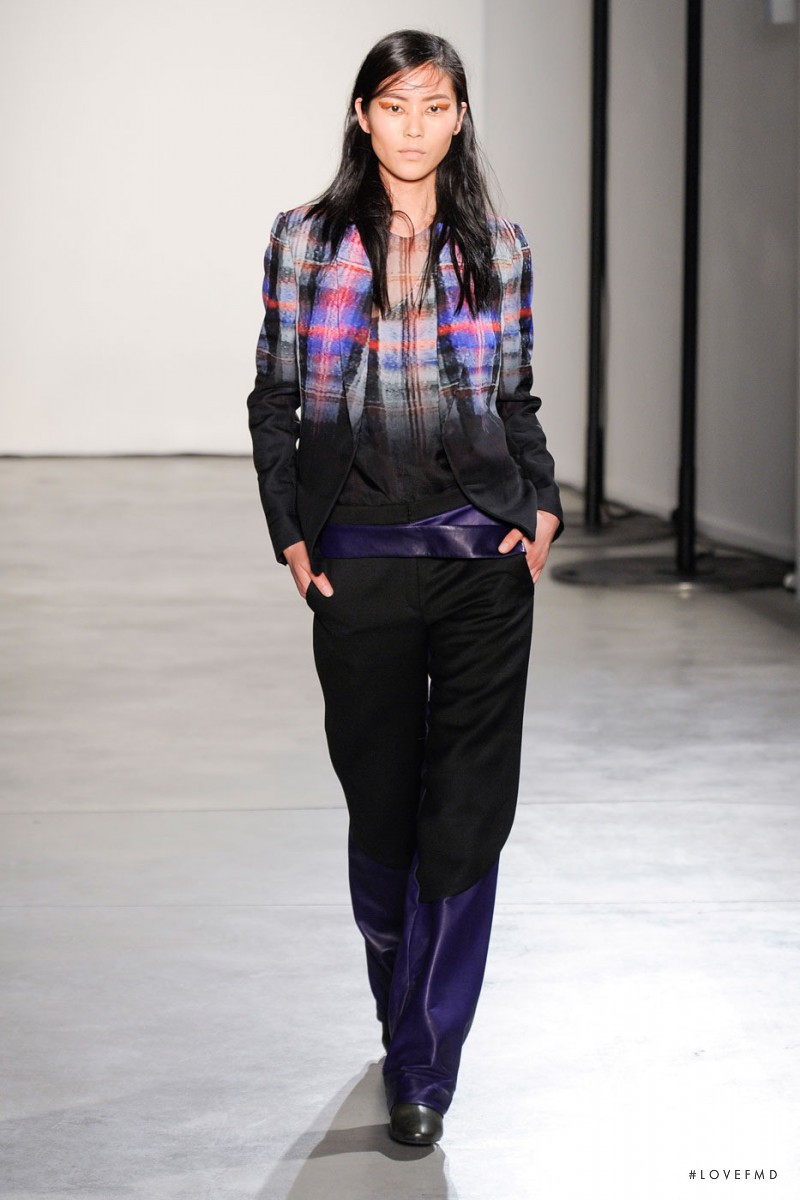 Liu Wen featured in  the Pedro Lourenço Capsule fashion show for Autumn/Winter 2012