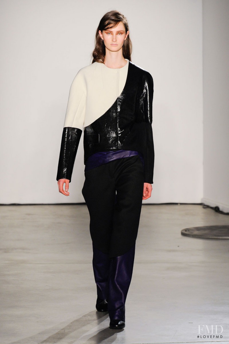 Mackenzie Drazan featured in  the Pedro Lourenço Capsule fashion show for Autumn/Winter 2012