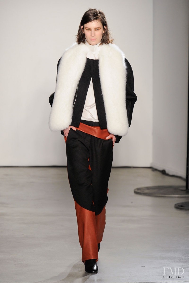 Marte Mei van Haaster featured in  the Pedro Lourenço Capsule fashion show for Autumn/Winter 2012