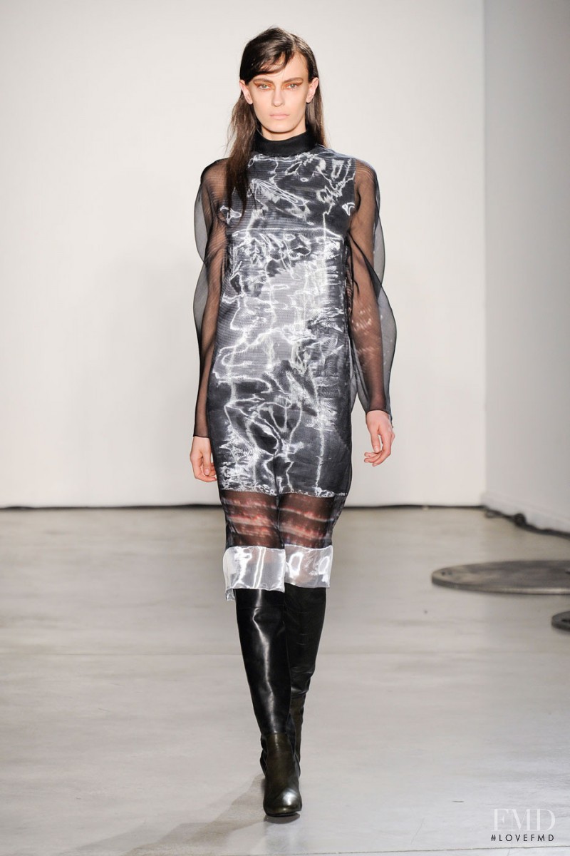 Erjona Ala featured in  the Pedro Lourenço Capsule fashion show for Autumn/Winter 2012
