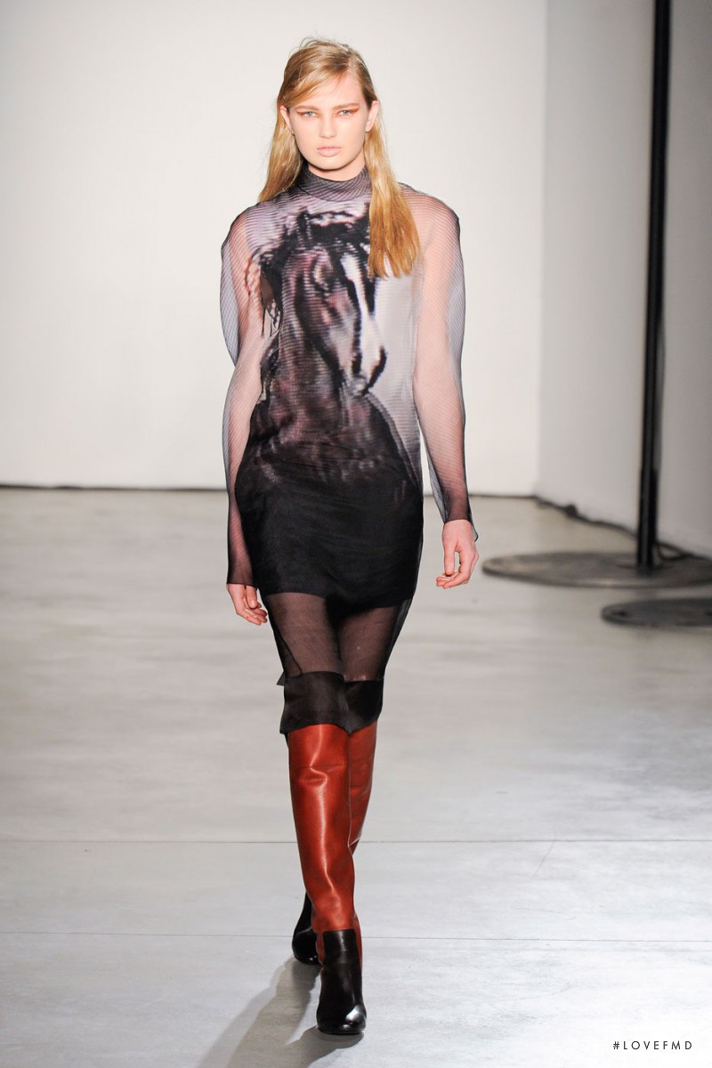 Romee Strijd featured in  the Pedro Lourenço Capsule fashion show for Autumn/Winter 2012