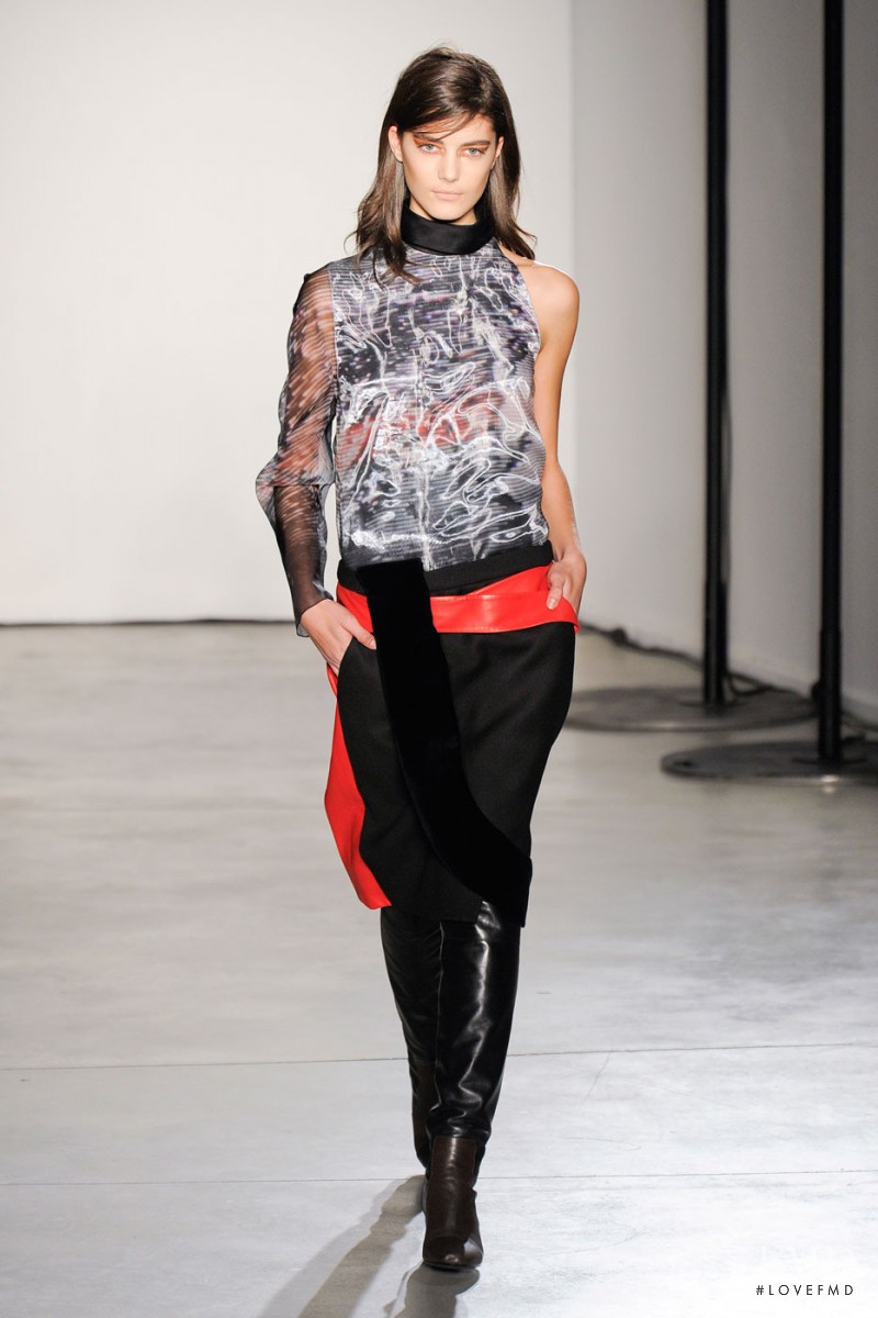 Katryn Kruger featured in  the Pedro Lourenço Capsule fashion show for Autumn/Winter 2012