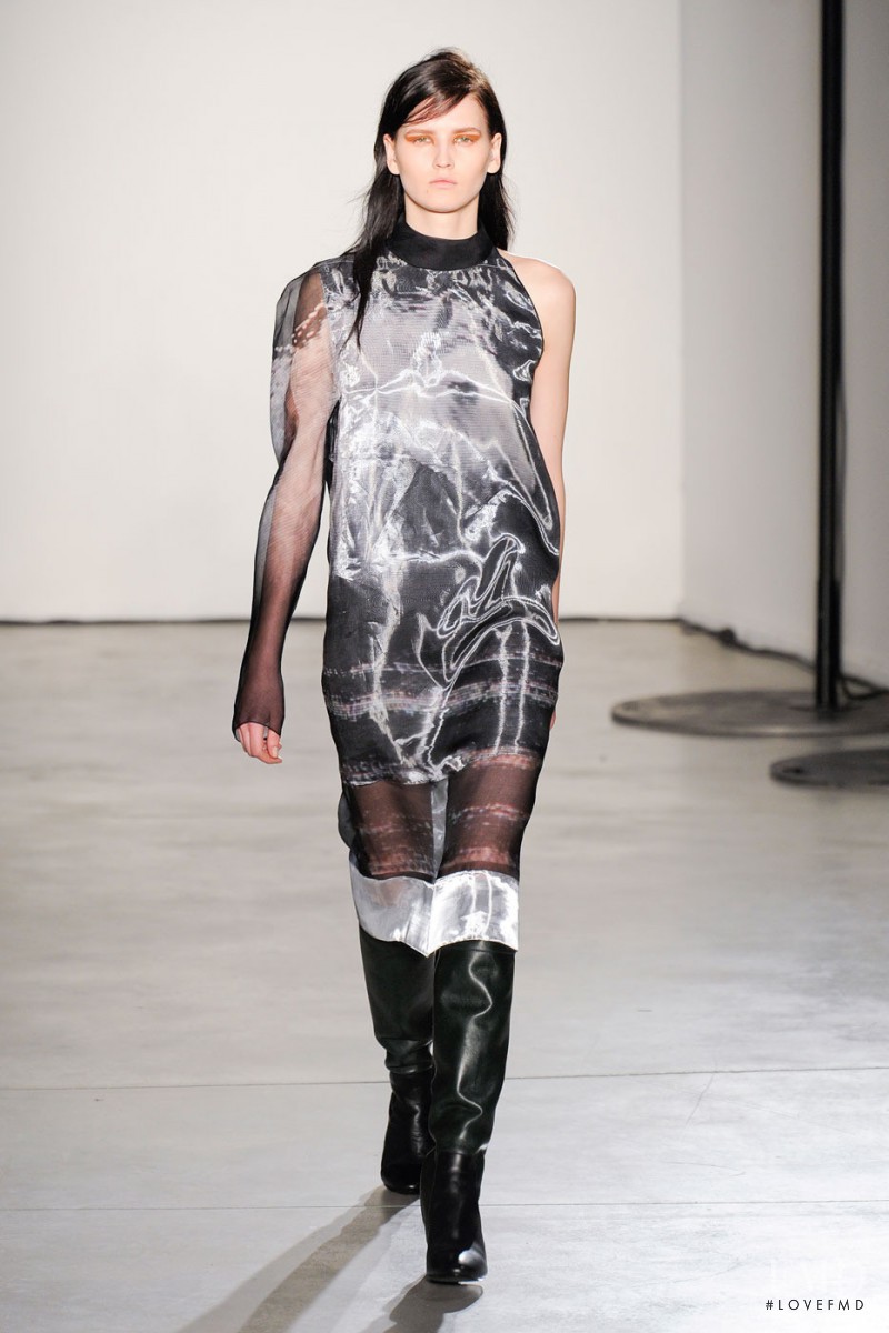 Katlin Aas featured in  the Pedro Lourenço Capsule fashion show for Autumn/Winter 2012