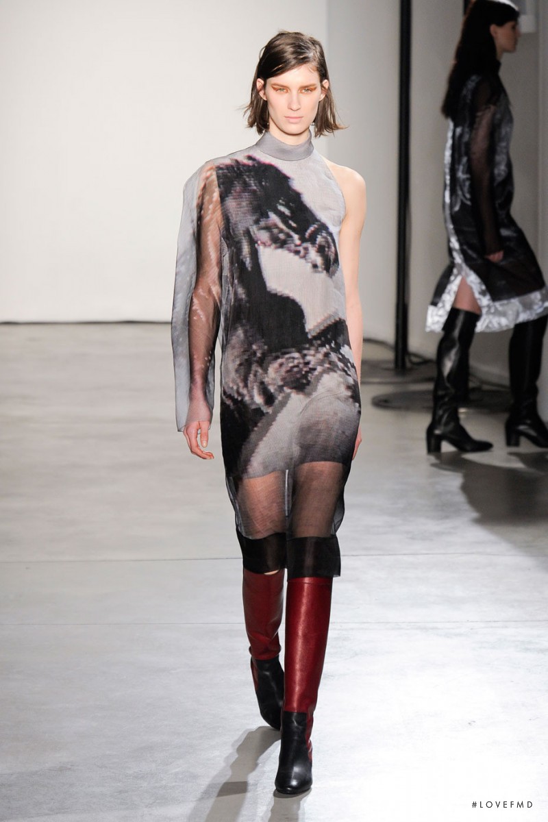 Marte Mei van Haaster featured in  the Pedro Lourenço Capsule fashion show for Autumn/Winter 2012
