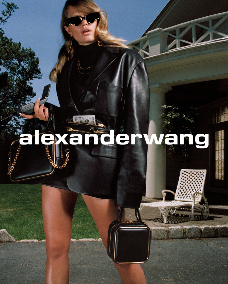Hailey Baldwin Bieber featured in  the Alexander Wang X Bvlgari Campaign photo shoot advertisement for Autumn/Winter 2019