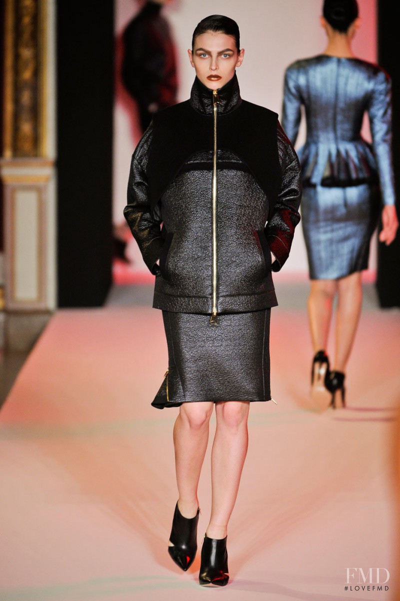 Karlina Caune featured in  the Hakaan fashion show for Autumn/Winter 2012