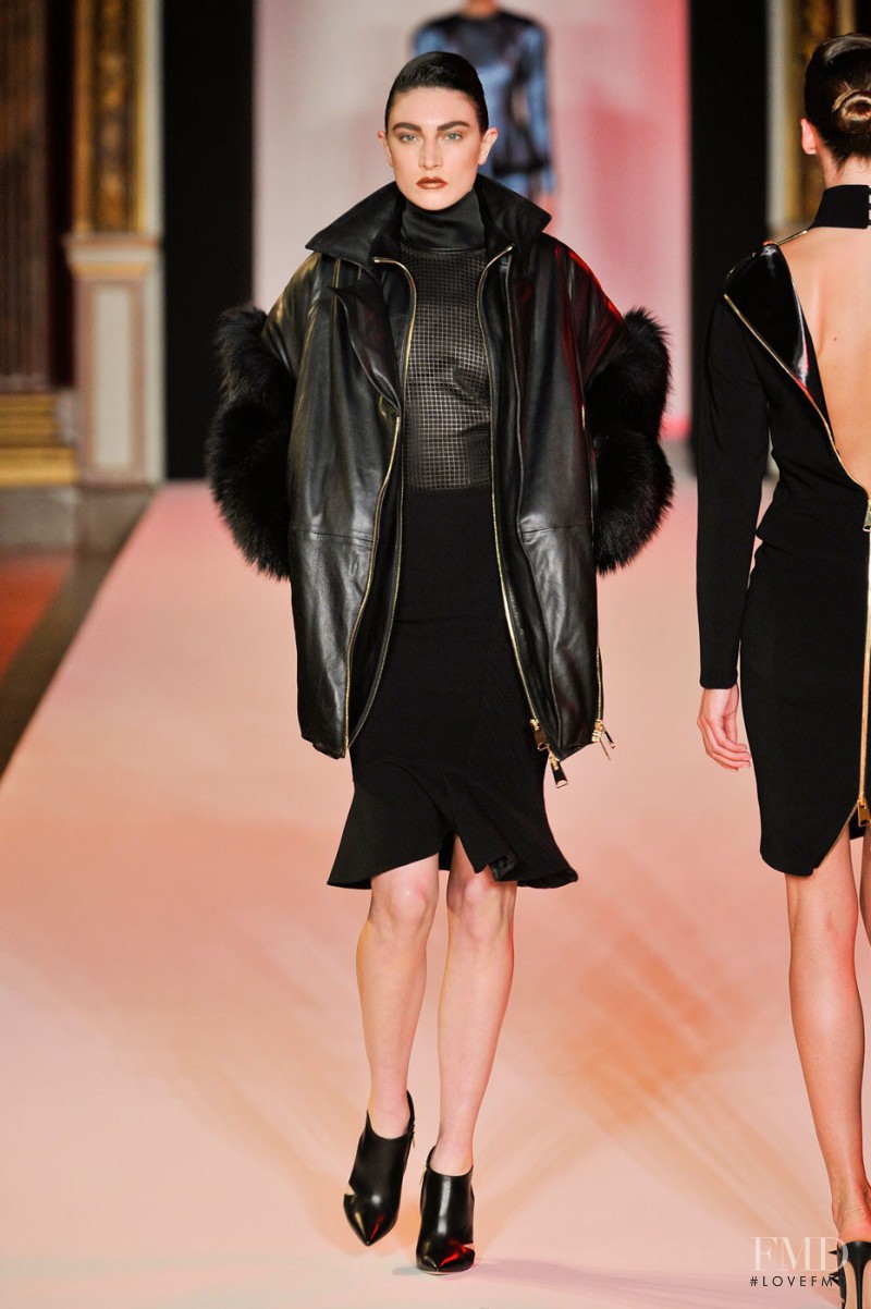 Jacquelyn Jablonski featured in  the Hakaan fashion show for Autumn/Winter 2012