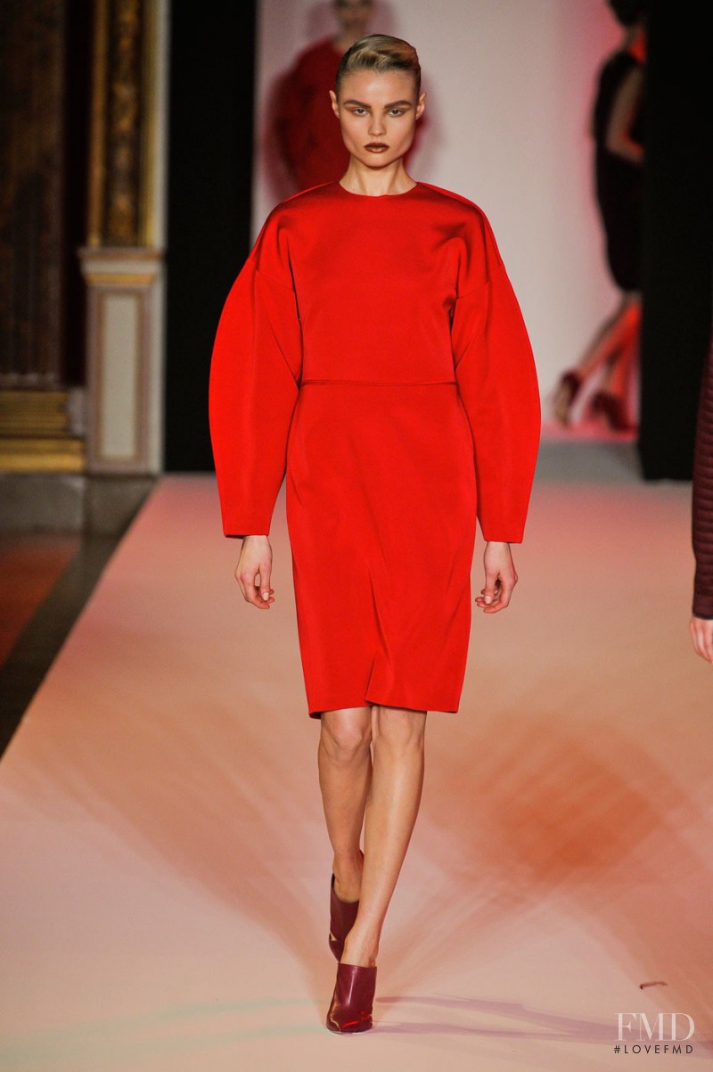 Magdalena Frackowiak featured in  the Hakaan fashion show for Autumn/Winter 2012