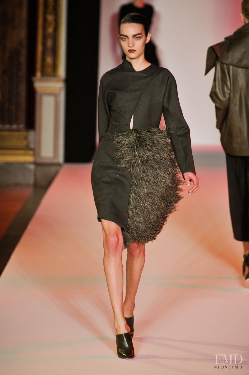 Magda Laguinge featured in  the Hakaan fashion show for Autumn/Winter 2012
