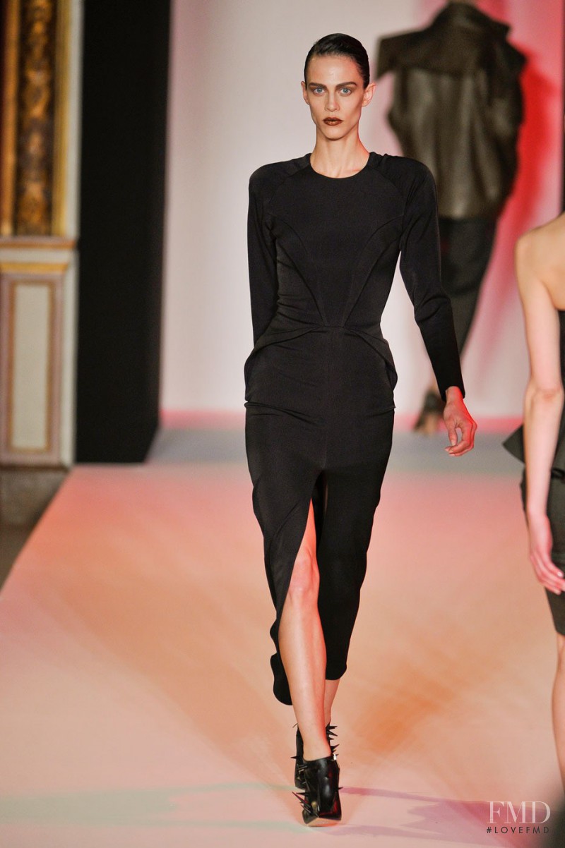 Aymeline Valade featured in  the Hakaan fashion show for Autumn/Winter 2012