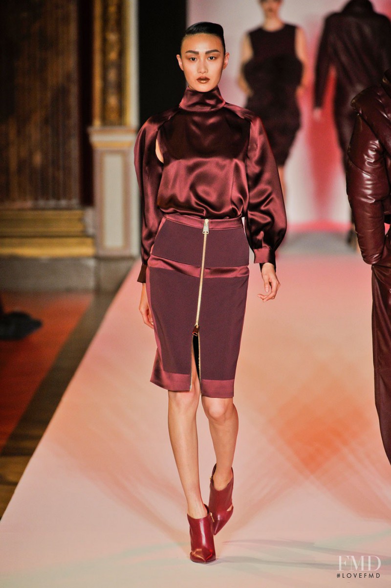 Shu Pei featured in  the Hakaan fashion show for Autumn/Winter 2012