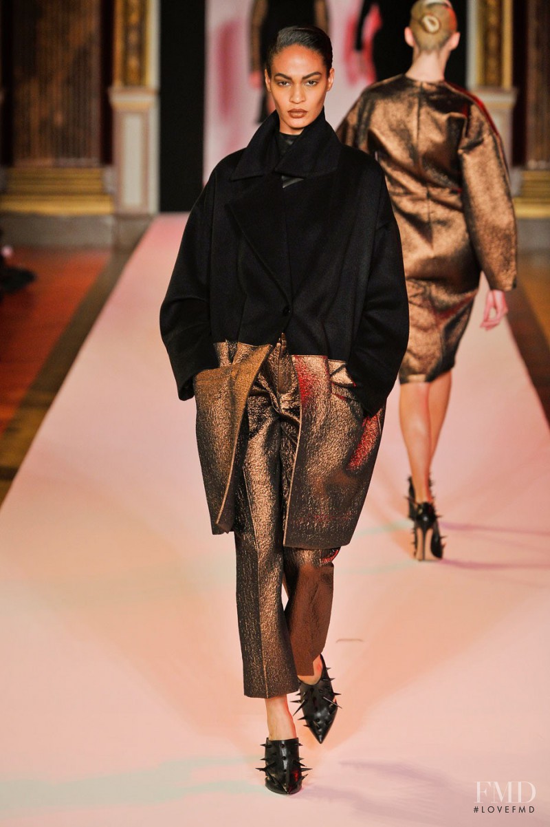 Joan Smalls featured in  the Hakaan fashion show for Autumn/Winter 2012