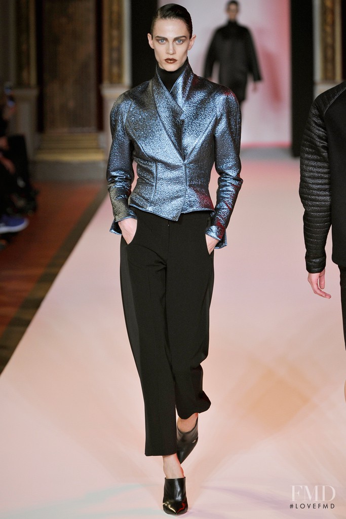Aymeline Valade featured in  the Hakaan fashion show for Autumn/Winter 2012