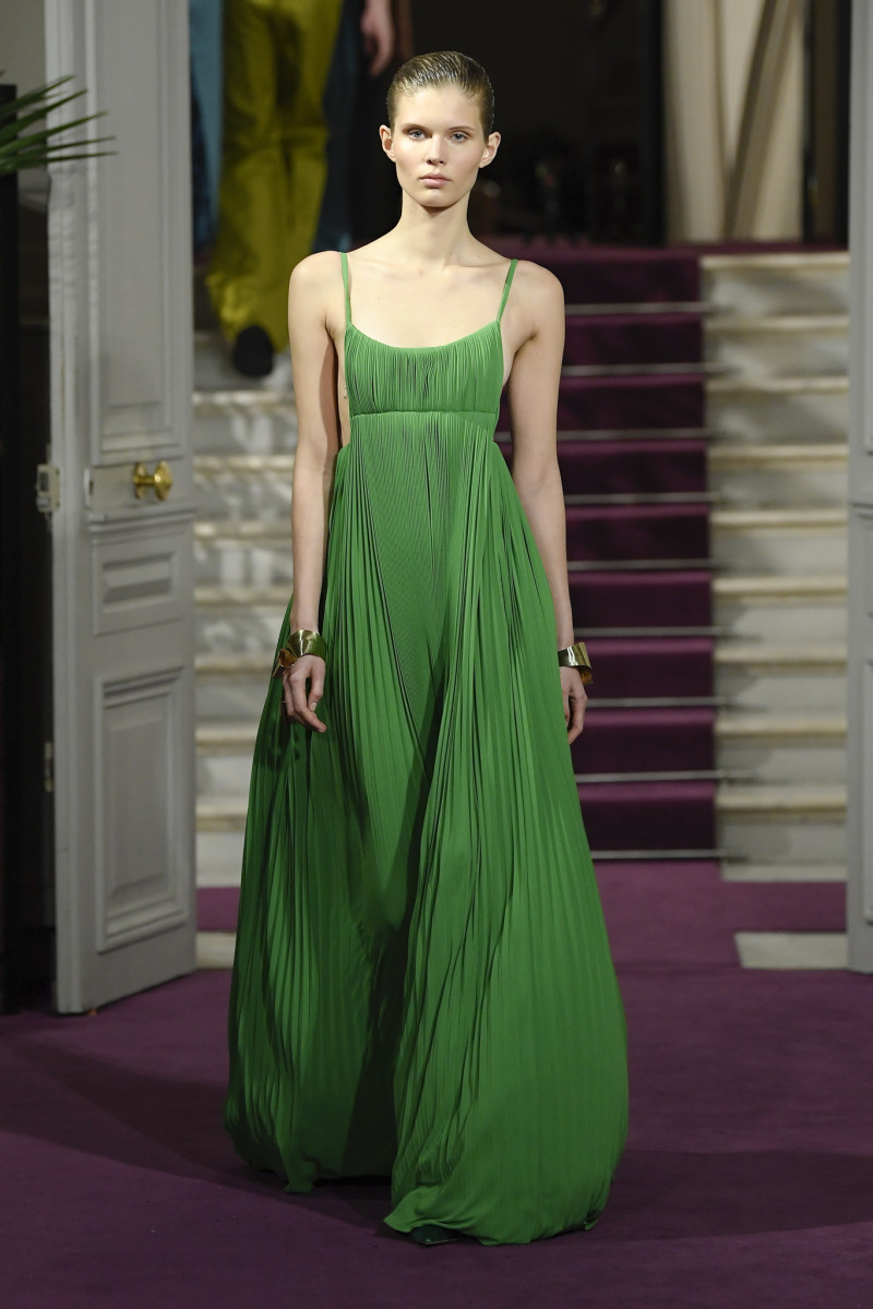 Ida Heiner featured in  the Valentino Couture fashion show for Spring/Summer 2024