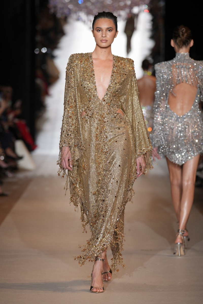 Aira Ferreira featured in  the Zuhair Murad fashion show for Spring/Summer 2024