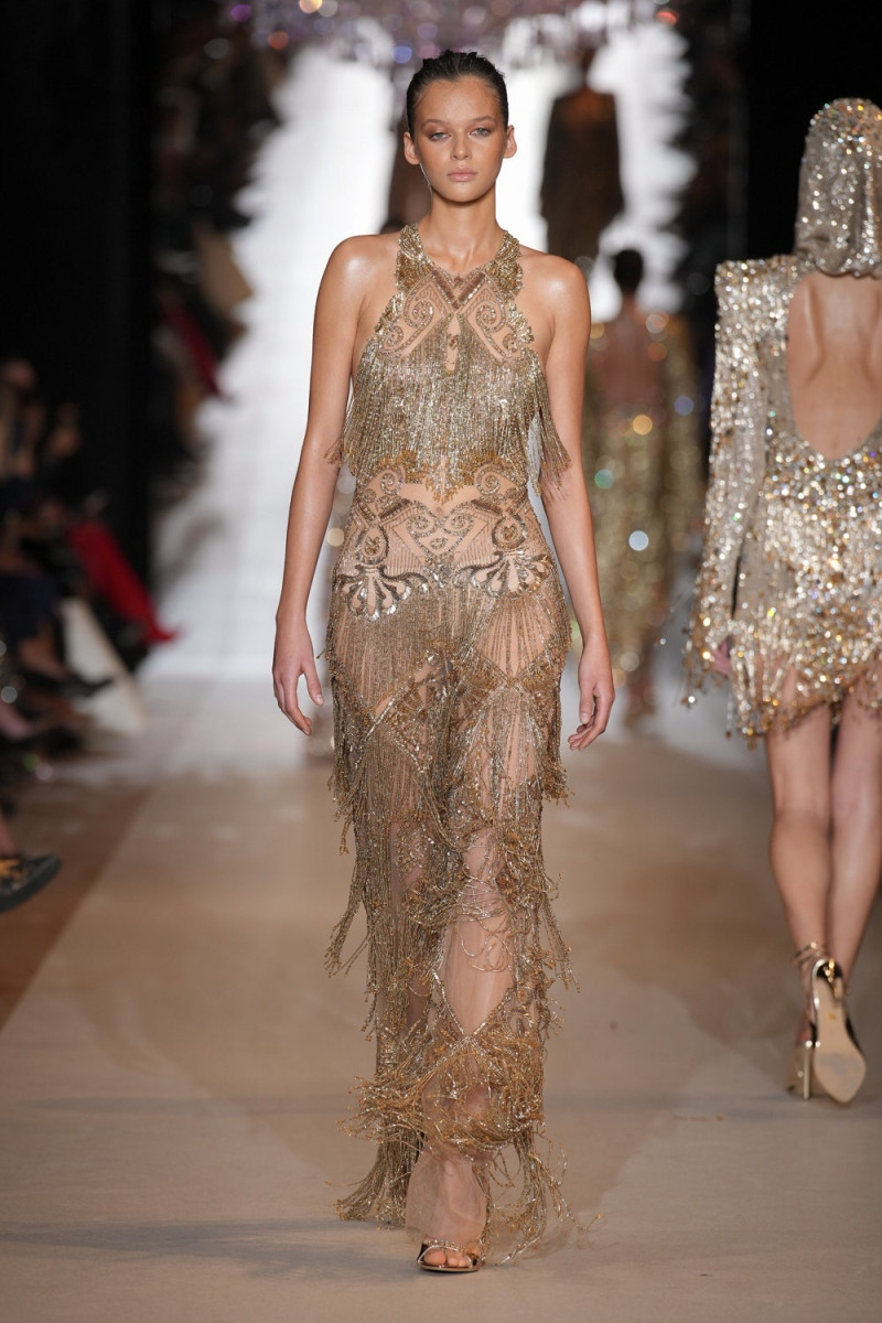 Hanna Tuuksam featured in  the Zuhair Murad fashion show for Spring/Summer 2024