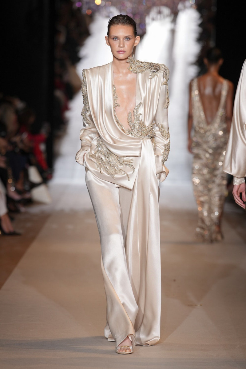 Leelou Laridan featured in  the Zuhair Murad fashion show for Spring/Summer 2024