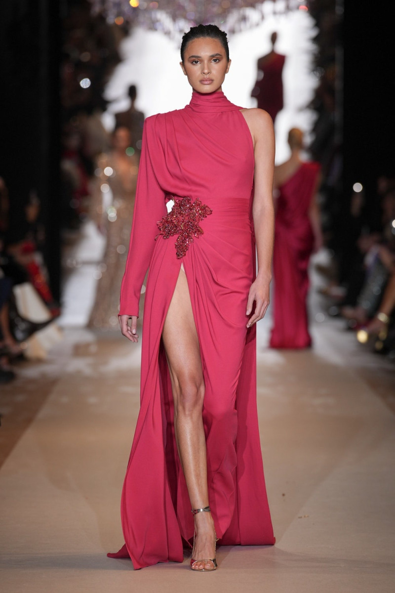 Aira Ferreira featured in  the Zuhair Murad fashion show for Spring/Summer 2024
