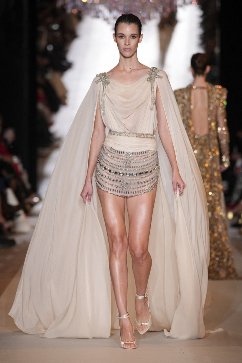 Pauline Hoarau featured in  the Zuhair Murad fashion show for Spring/Summer 2024