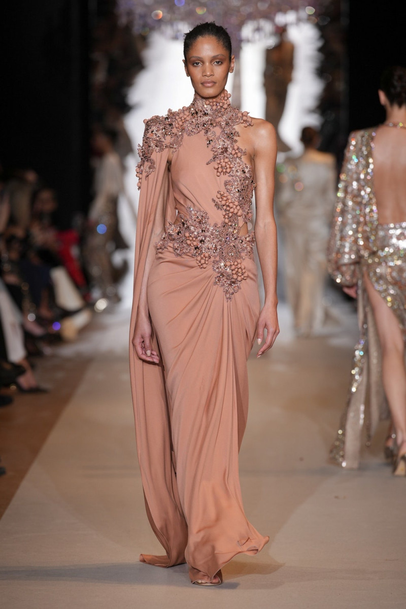 Gardelina Bautista featured in  the Zuhair Murad fashion show for Spring/Summer 2024