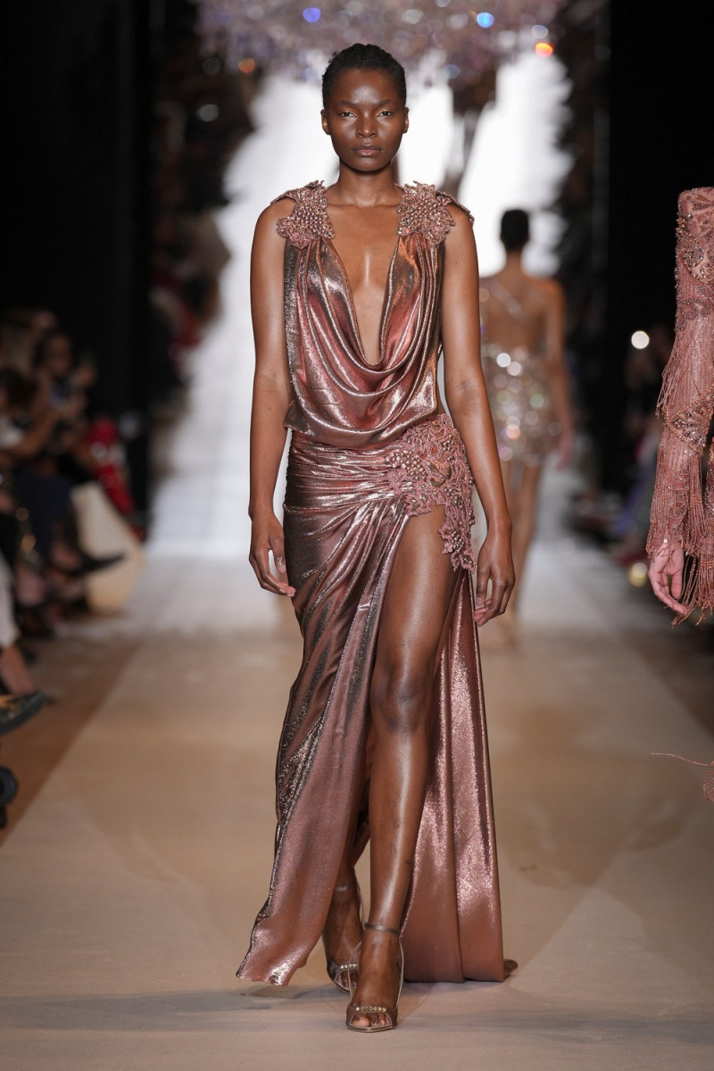 Ana Jorge featured in  the Zuhair Murad fashion show for Spring/Summer 2024