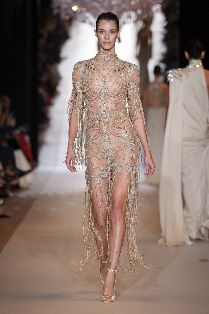 Pauline Hoarau featured in  the Zuhair Murad fashion show for Spring/Summer 2024