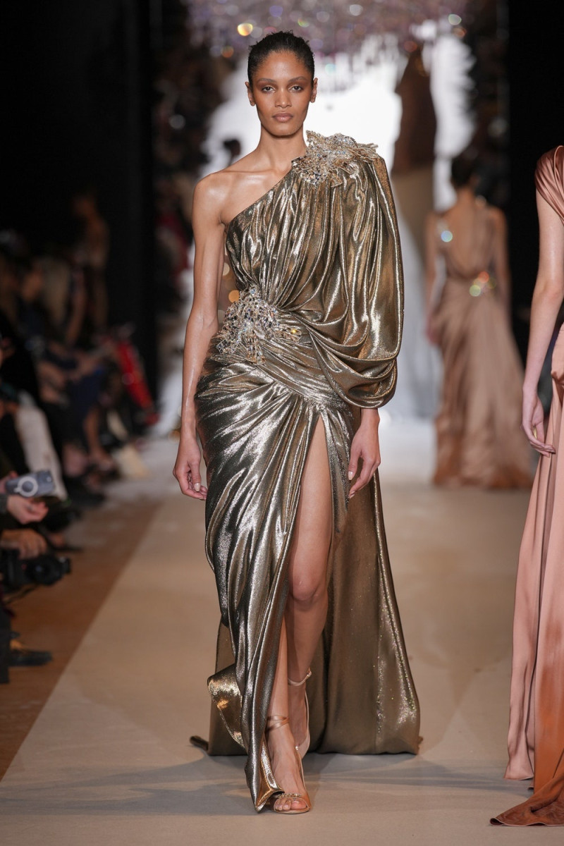 Gardelina Bautista featured in  the Zuhair Murad fashion show for Spring/Summer 2024