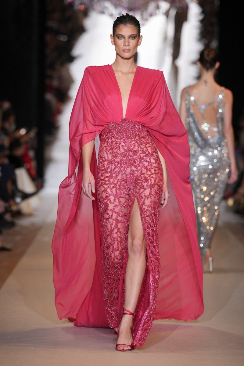 Anthi Fakidari featured in  the Zuhair Murad fashion show for Spring/Summer 2024