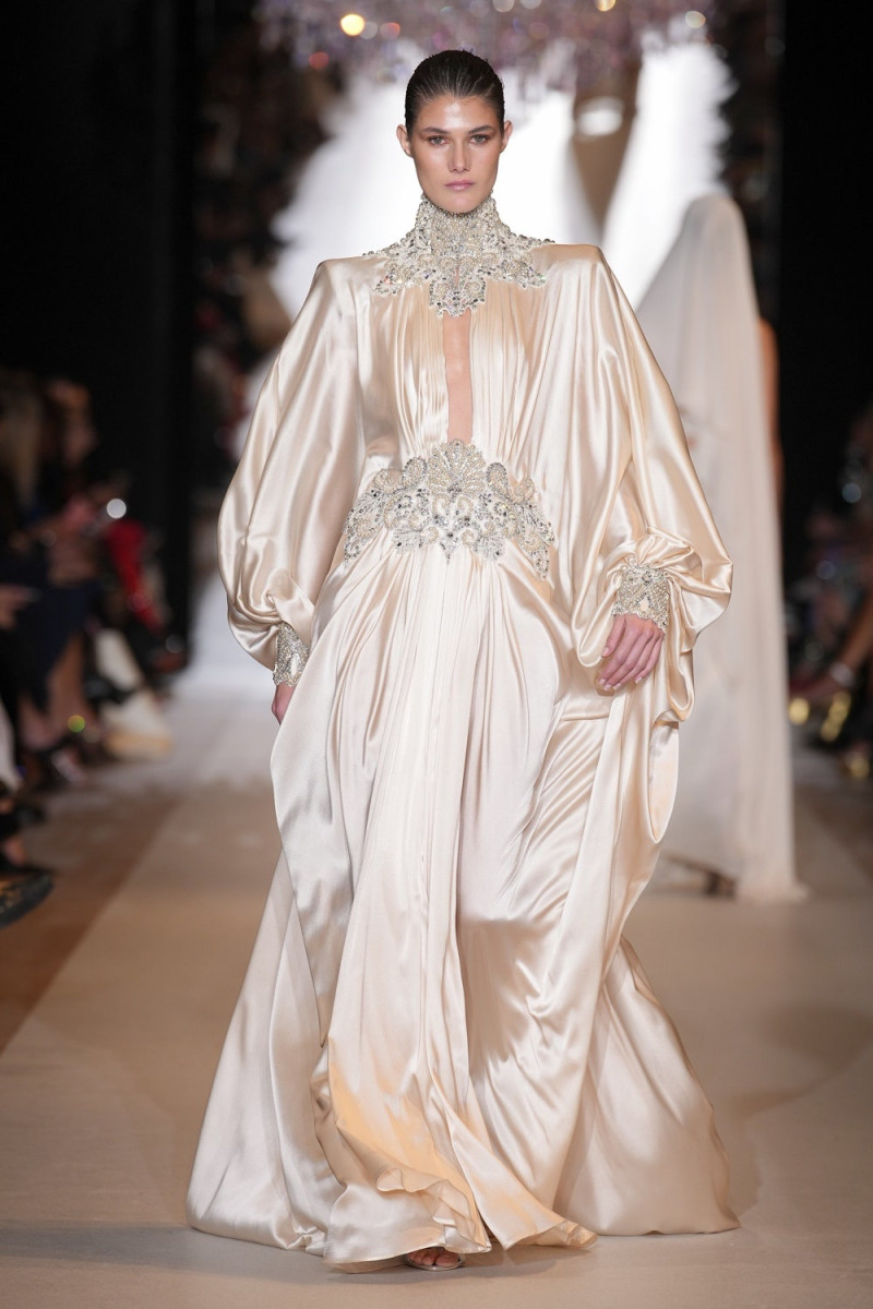 Lucia Lopez featured in  the Zuhair Murad fashion show for Spring/Summer 2024