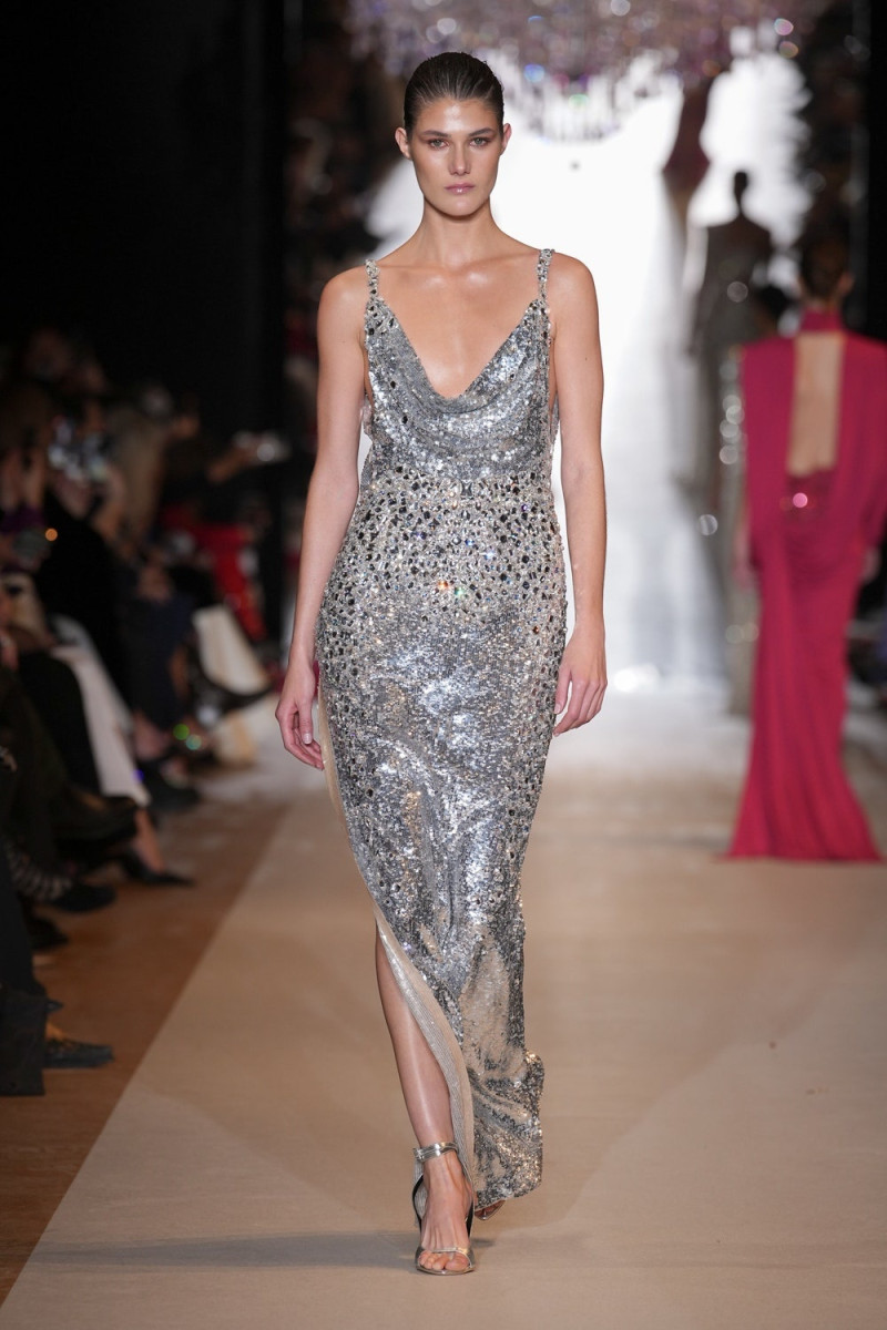 Lucia Lopez featured in  the Zuhair Murad fashion show for Spring/Summer 2024