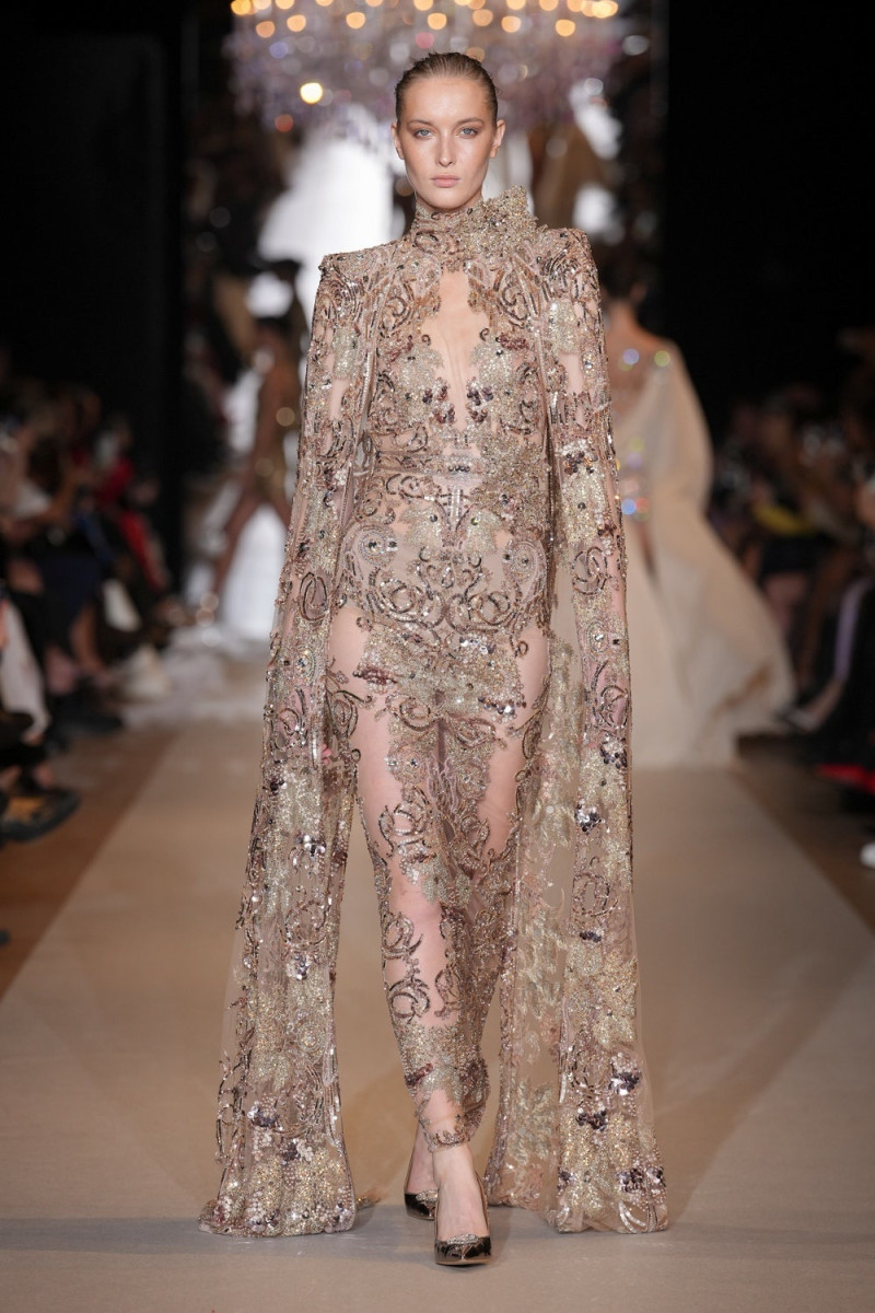 Kateryna Zub featured in  the Zuhair Murad fashion show for Spring/Summer 2024