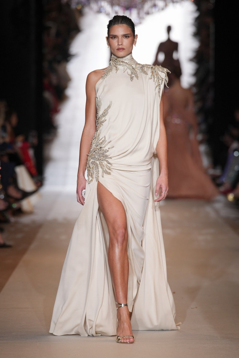 Iman Sukalo featured in  the Zuhair Murad fashion show for Spring/Summer 2024
