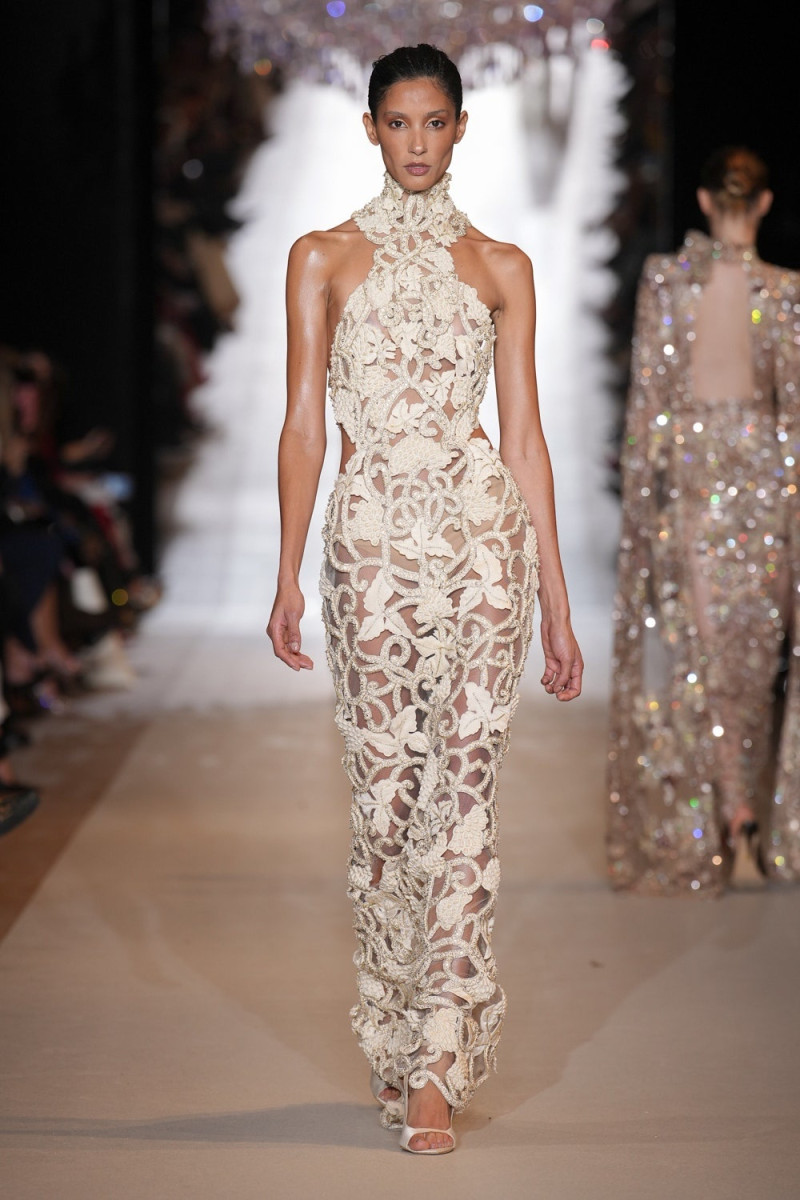 Thayna Soares featured in  the Zuhair Murad fashion show for Spring/Summer 2024