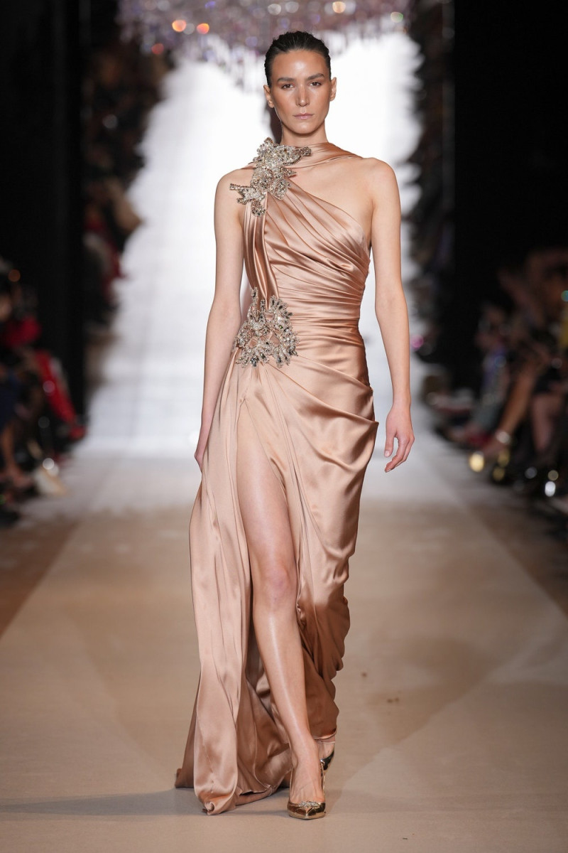 Mijo Mihaljcic featured in  the Zuhair Murad fashion show for Spring/Summer 2024