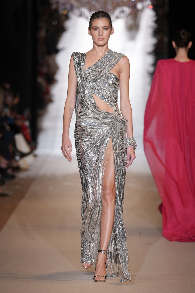 Valery Kaufman featured in  the Zuhair Murad fashion show for Spring/Summer 2024