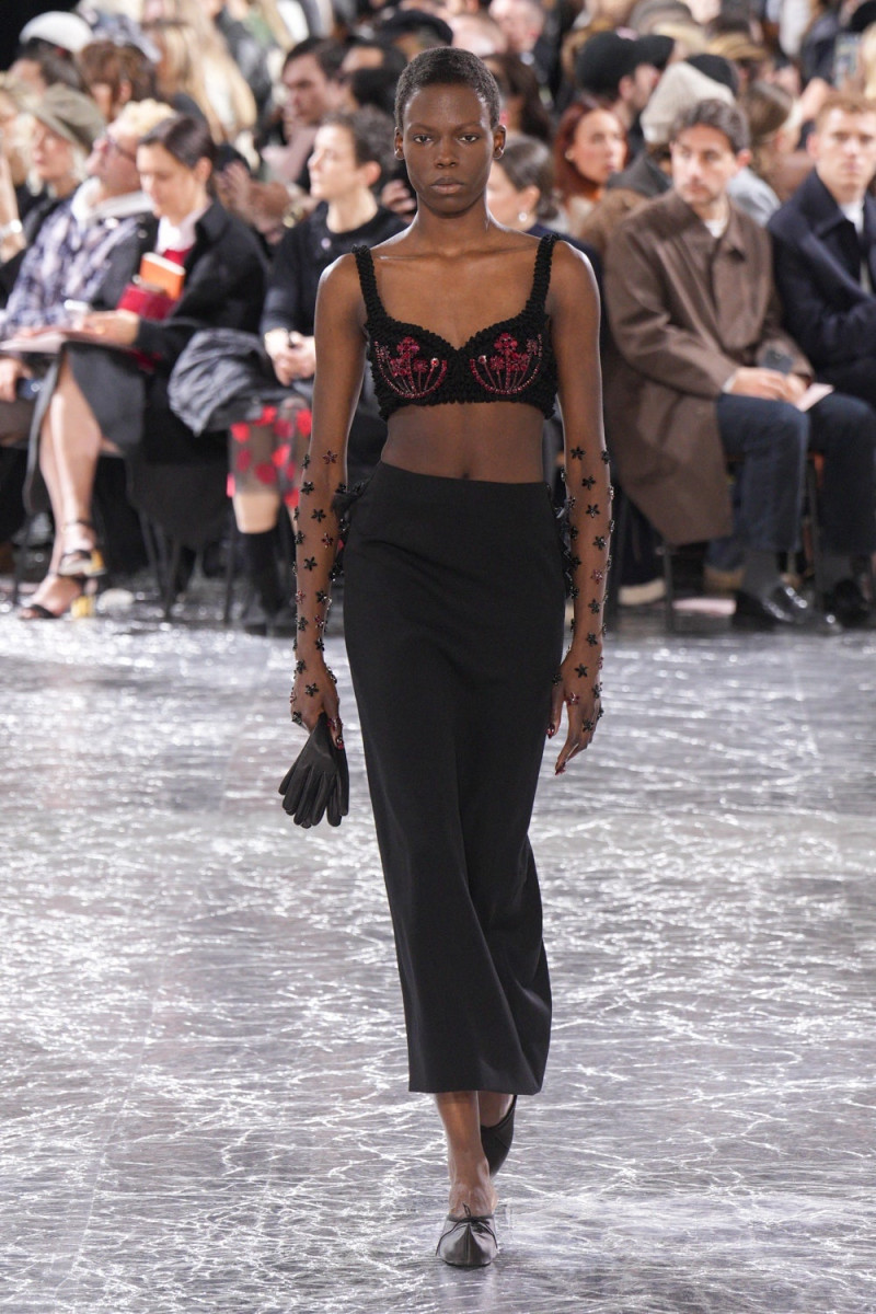 Agel Akol featured in  the Jean Paul Gaultier Haute Couture fashion show for Spring/Summer 2024