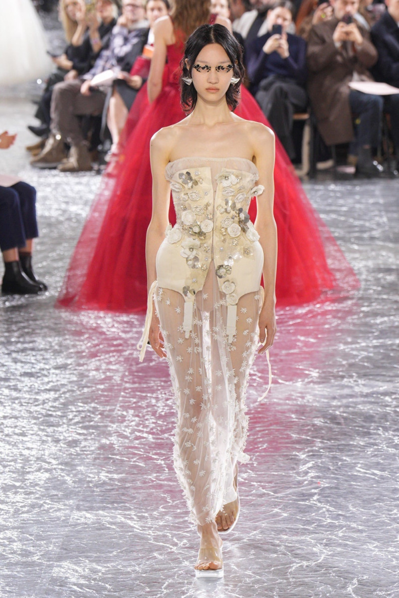 Chloe Oh featured in  the Jean Paul Gaultier Haute Couture fashion show for Spring/Summer 2024