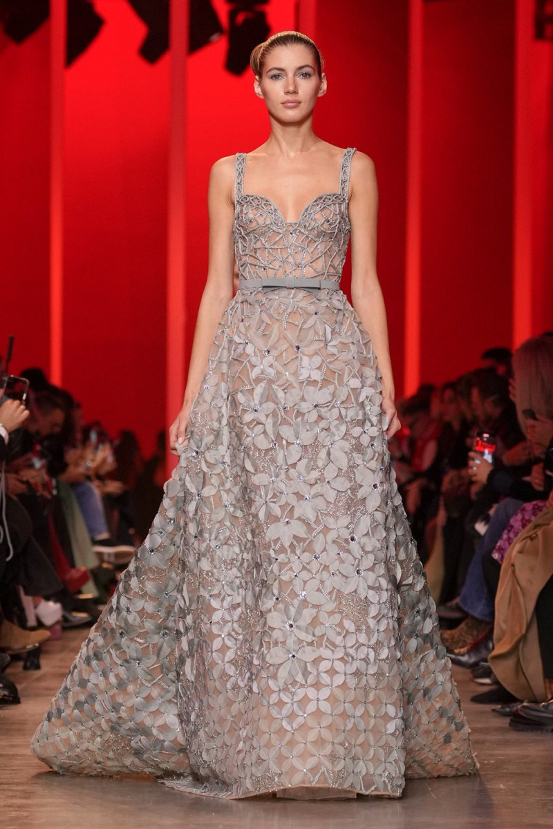 Valery Kaufman featured in  the Elie Saab Couture fashion show for Spring/Summer 2024