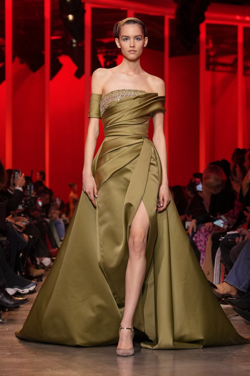 Lotte Kleihauer featured in  the Elie Saab Couture fashion show for Spring/Summer 2024